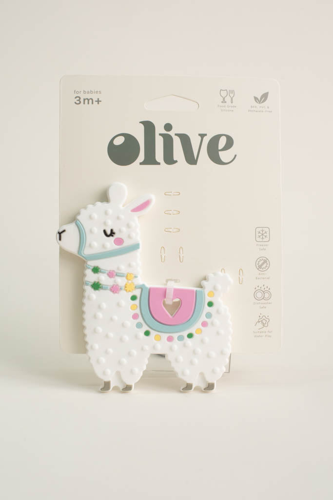 Silicone Llama Teething Toy