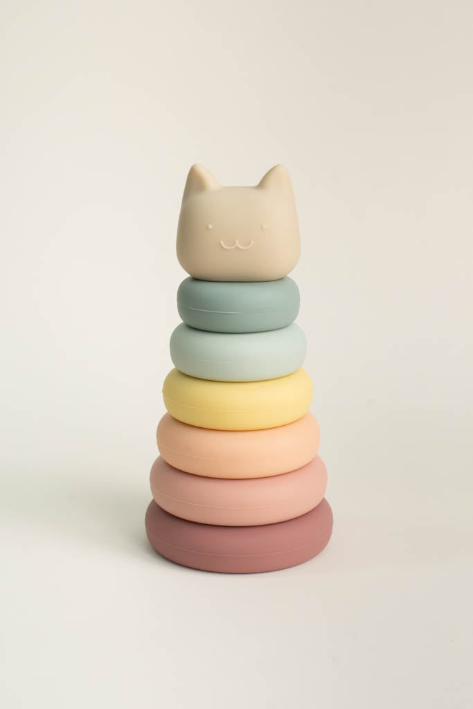 Baby Silicone Cat Stacker by Olive