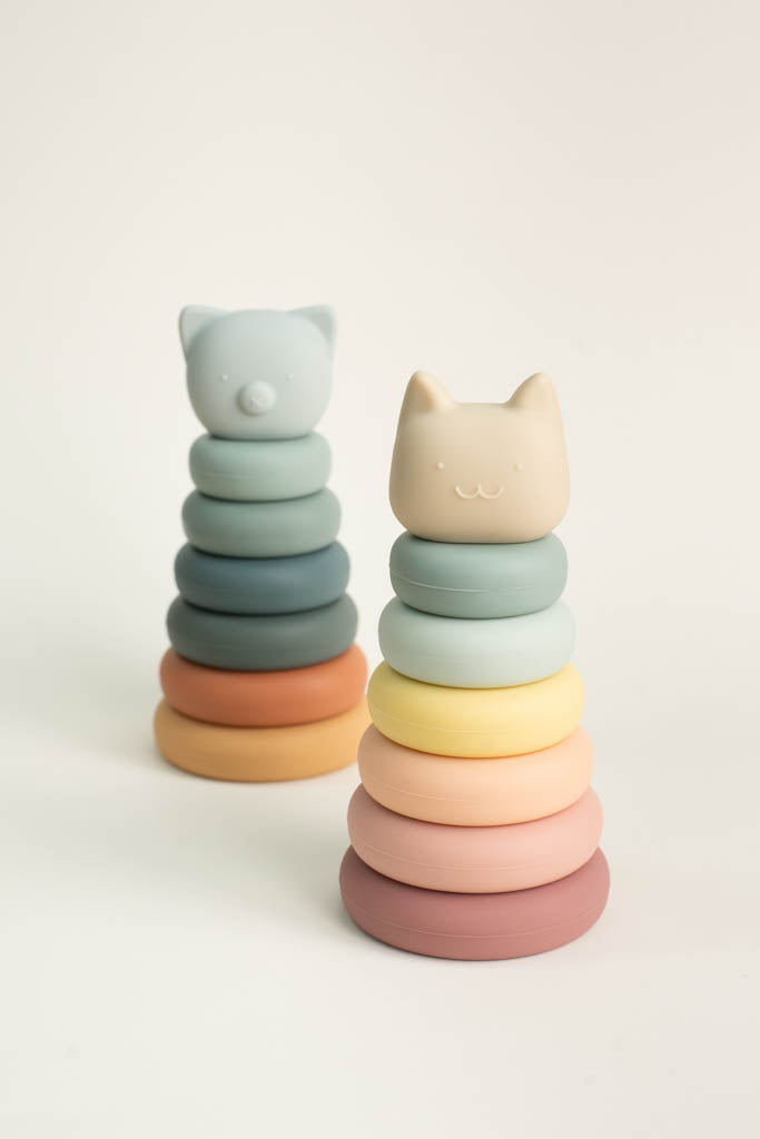 Baby Silicone Cat Stacker by Olive