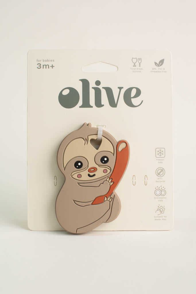 Silicone Sloth Teething Toy